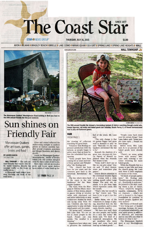 Friendly Fair Article